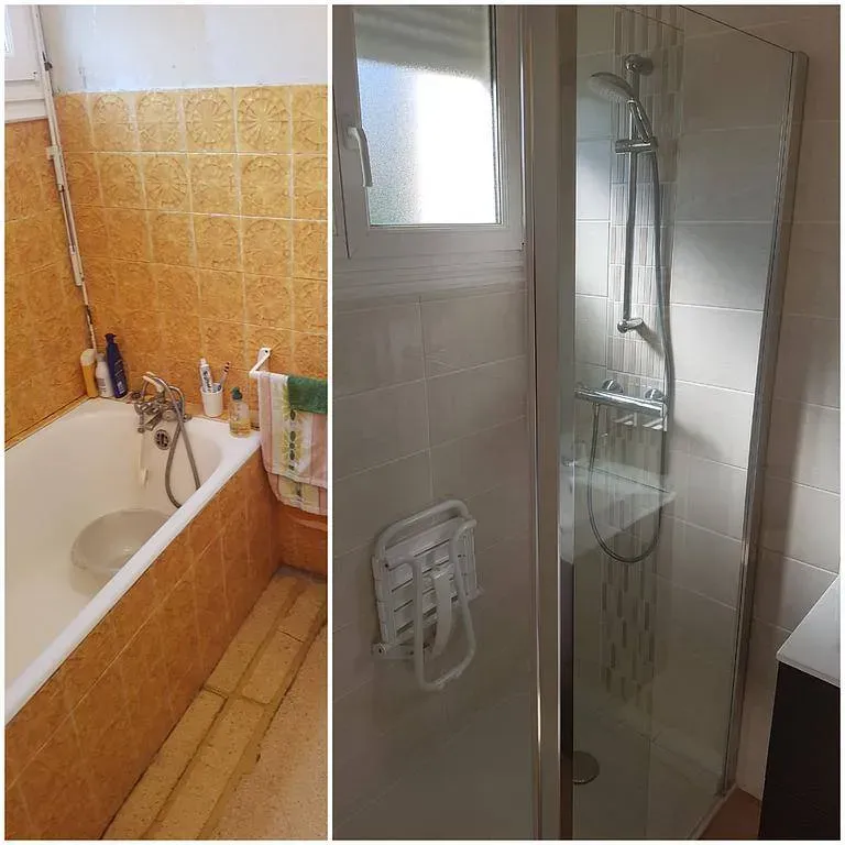 baignoire douche